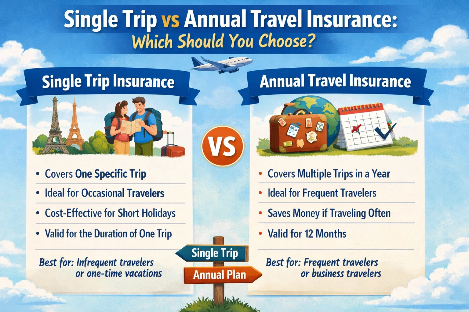 Single Trip vs Annual Travel Insurance: Which Should You Choose? Thumbnail